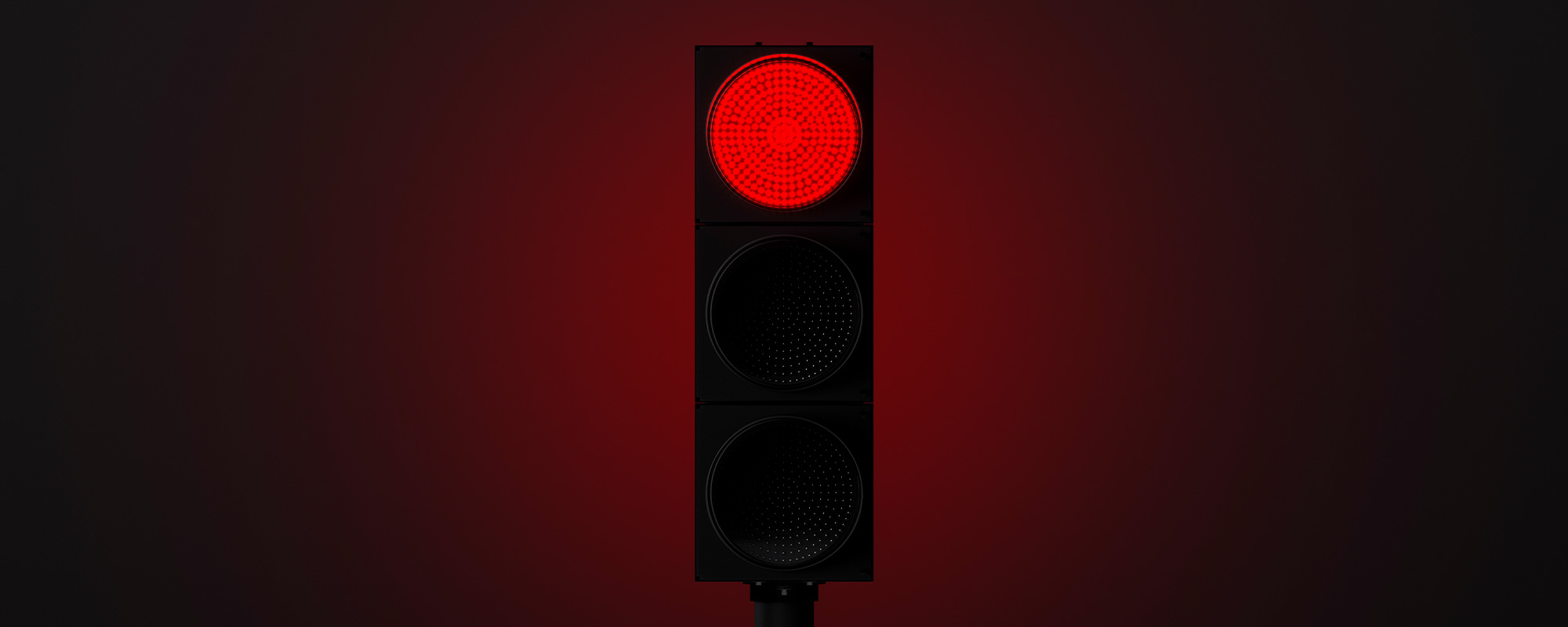 red traffic light